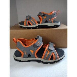 Everest boys orange gray sandals size 3